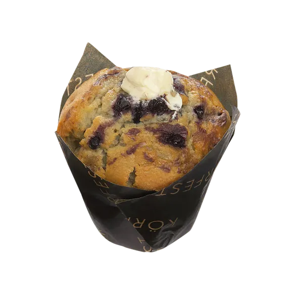 Muffin Blueberry and Cheese