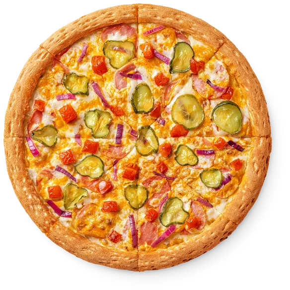Burger pizza